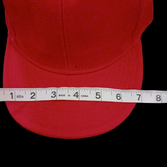 NWOT KB ETHOS Premium Headwear Cap. Red. Size L. 7  1/4. - Picture 7 of 8